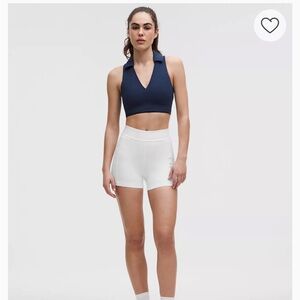 Lululemon Luxtreme Low Rise Tennis Shorts.